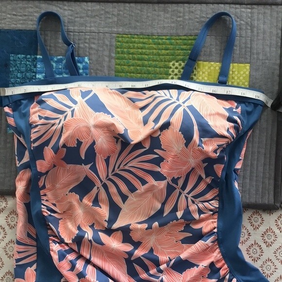 Lands’ End Tankini Top sz 16 - Picture 7 of 15